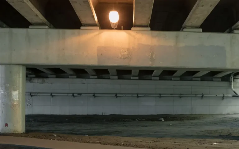 Concrete beams overhead in Centralia, MO