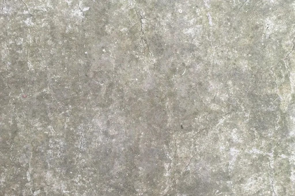 Weathered concrete surface, slab repair